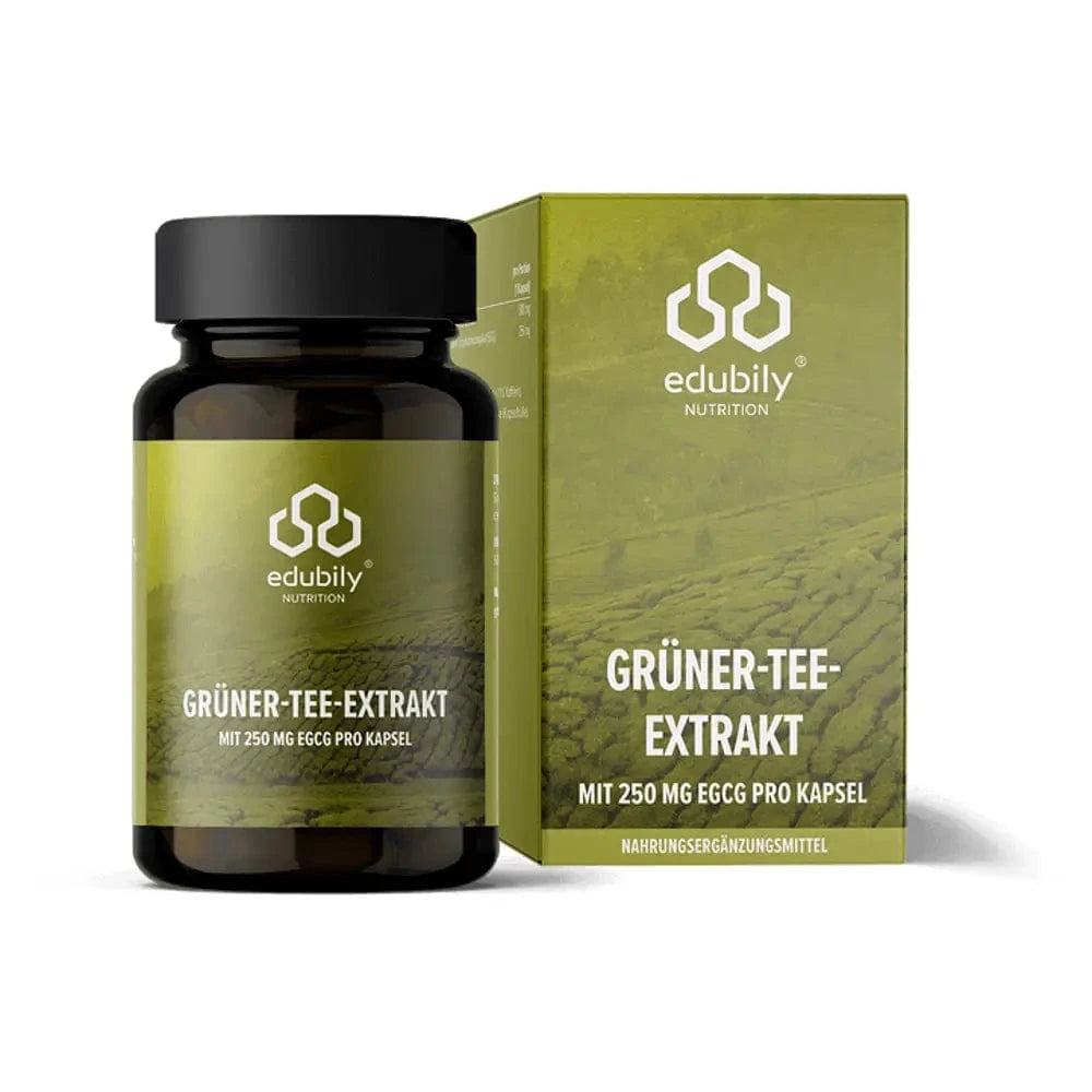 Grüner-Tee-Extrakt Kapseln mit 50 % EGCG kaufen - edubily Extrakte - Fitness Onlineshop