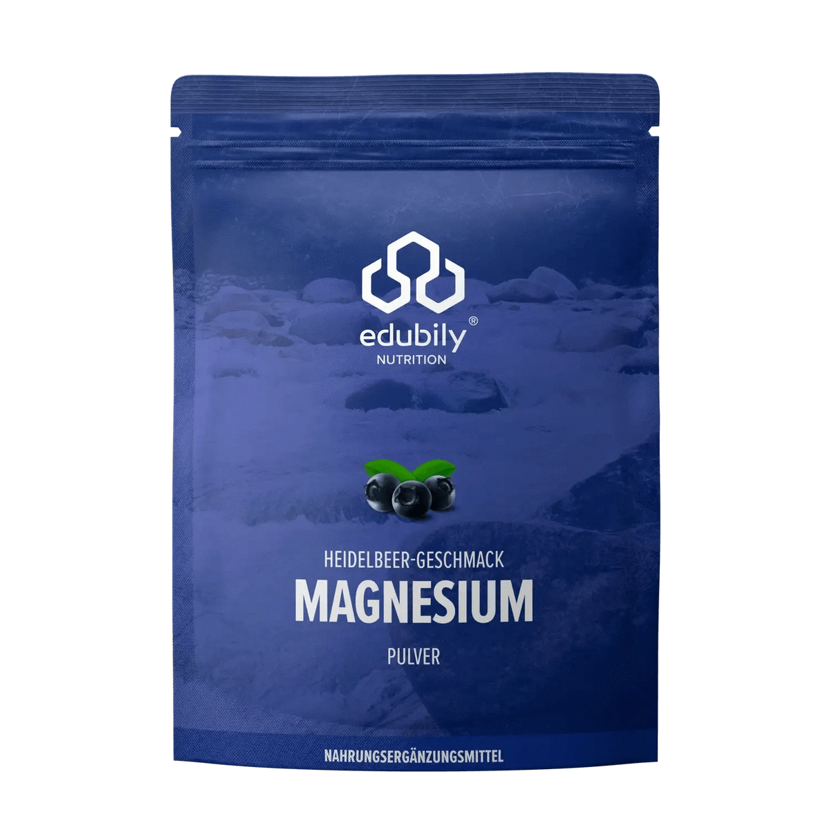 Magnesium-Pulver Heidelbeere kaufen - edubily Magnesium (Mineralstoff) - Fitness Onlineshop