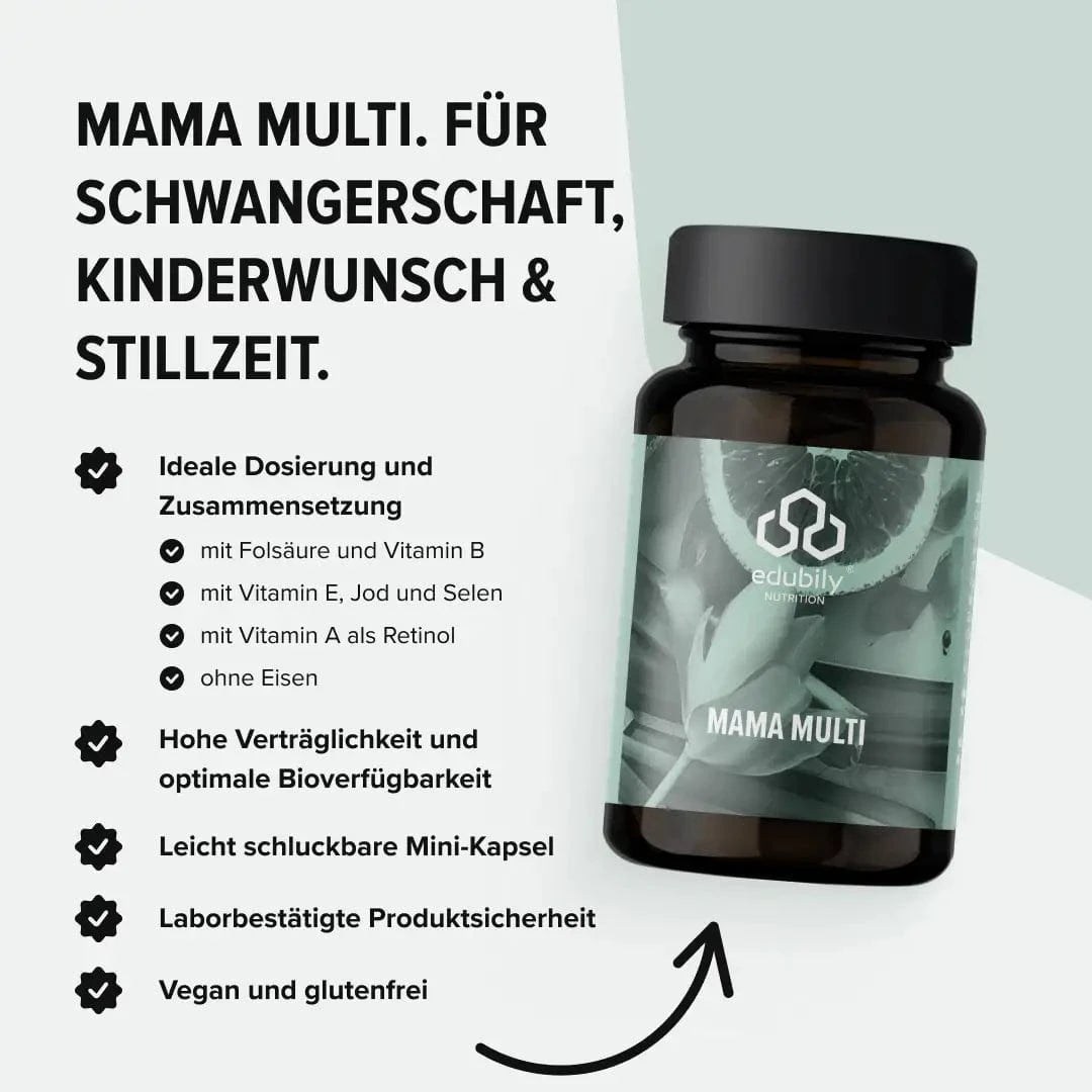 Mama-Multi – Premium-Multivitamin für die Frau kaufen - edubily Vitamine - Fitness Onlineshop