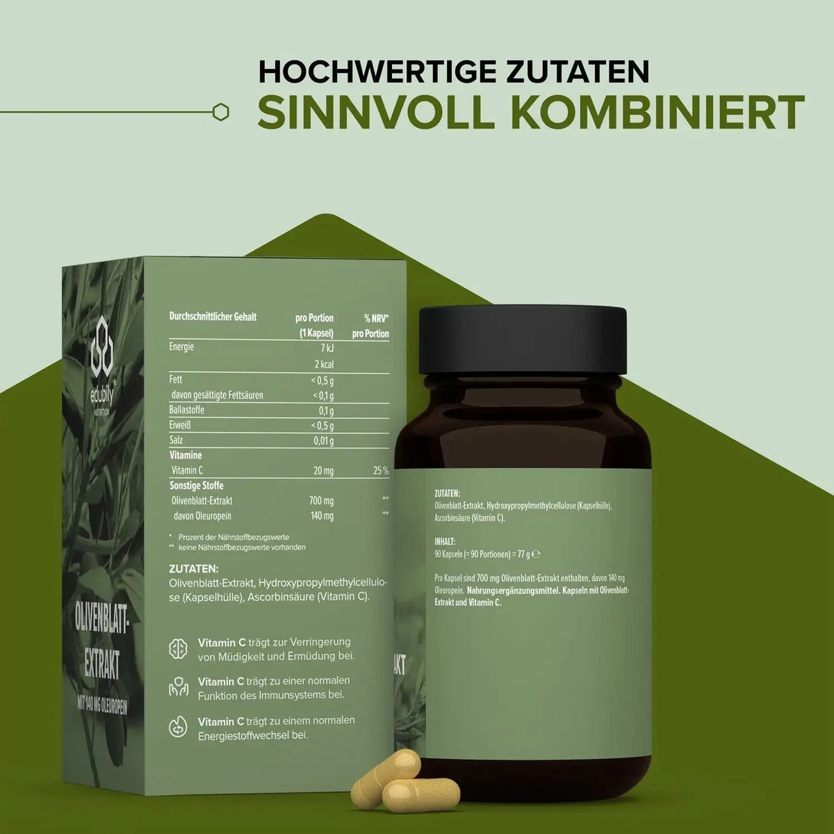 Olivenblatt Extrakt kaufen - edubily Extrakte - Fitness Onlineshop