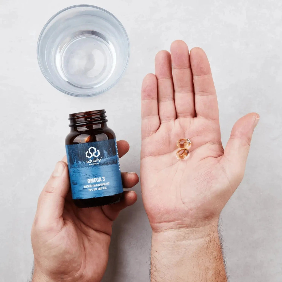 Omega-3 Kapseln – (Triglyceride 70 %) kaufen - edubily Omega 3 - Fitness Onlineshop