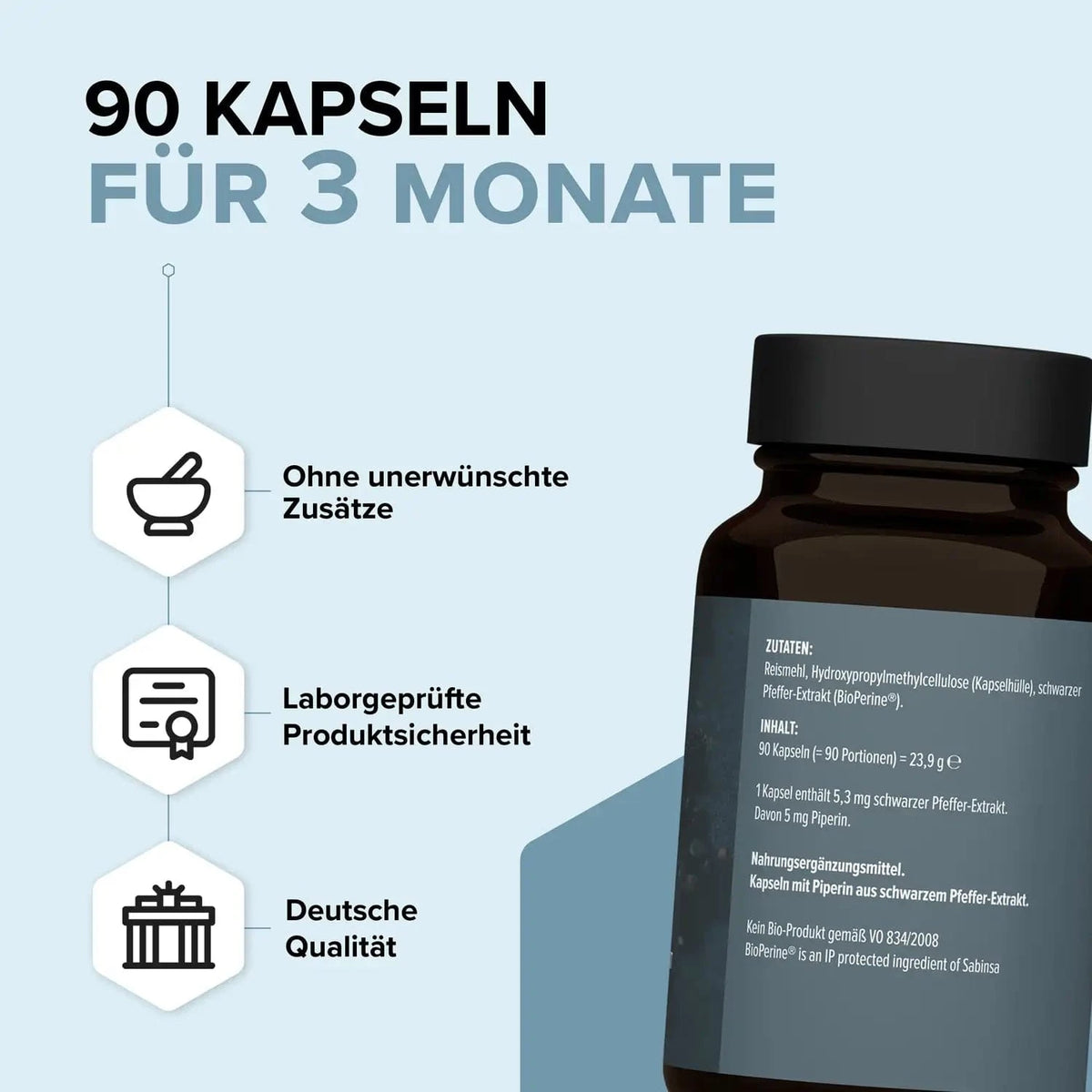 Piperin kaufen - edubily Gesundheit - Fitness Onlineshop