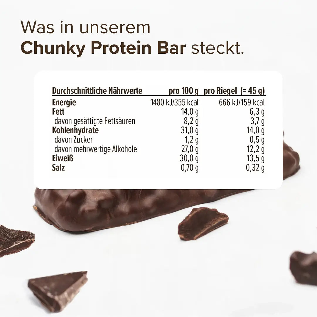 Protein Bar Chunky Chocolate Brownie kaufen - edubily Proteinriegel - Fitness Onlineshop