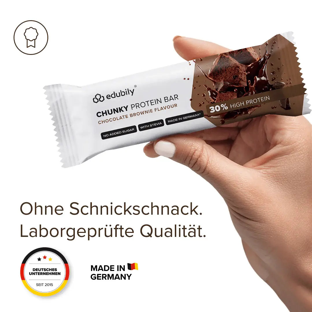 Protein Bar Chunky Chocolate Brownie kaufen - edubily Proteinriegel - Fitness Onlineshop