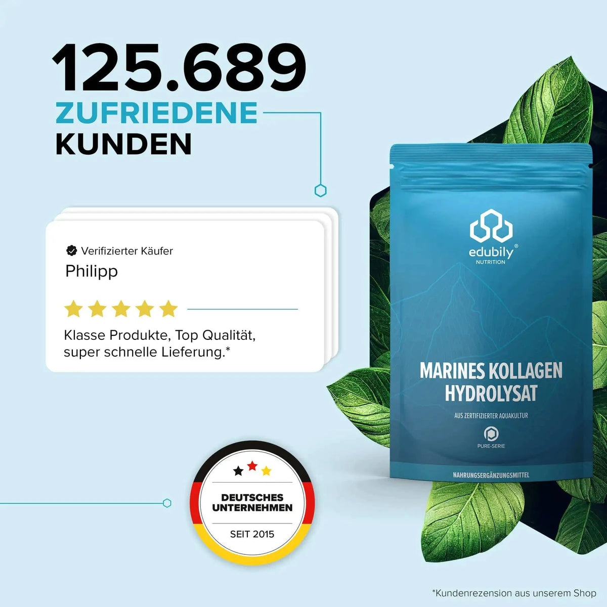PURE Marines Kollagenhydrolysat kaufen - edubily Kollagen - Fitness Onlineshop