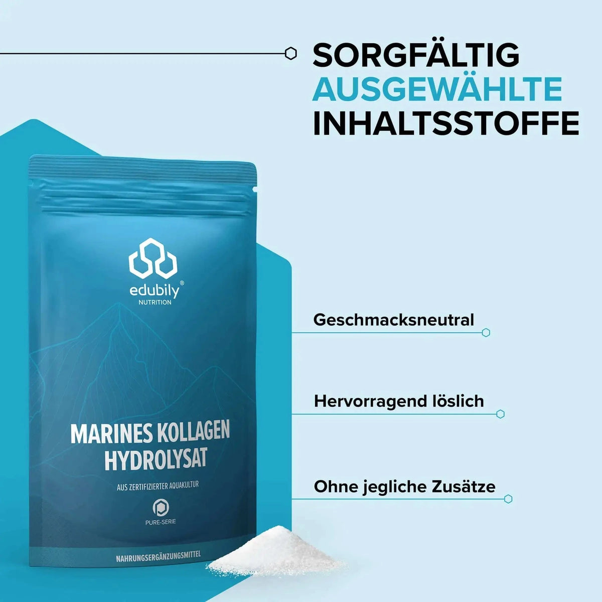 PURE Marines Kollagenhydrolysat kaufen - edubily Kollagen - Fitness Onlineshop