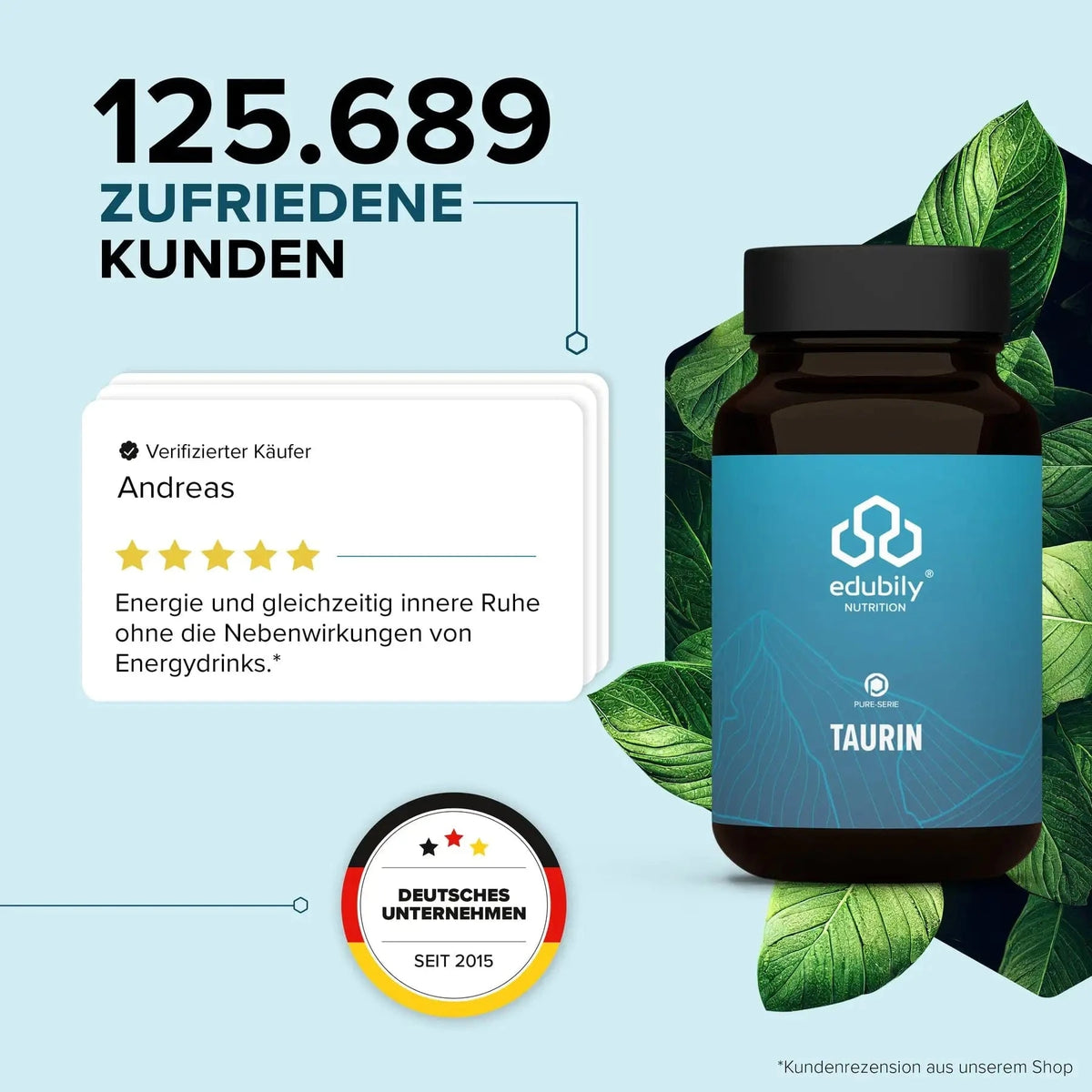 PURE Taurin Kapseln kaufen - edubily Weitere Aminosäuren - Fitness Onlineshop