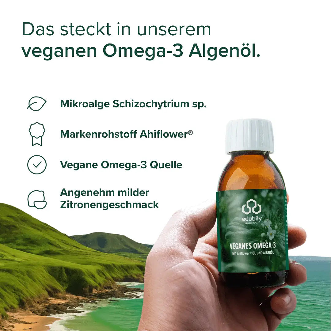 Veganes Omega-3 Öl kaufen - edubily Omega 3 - Fitness Onlineshop