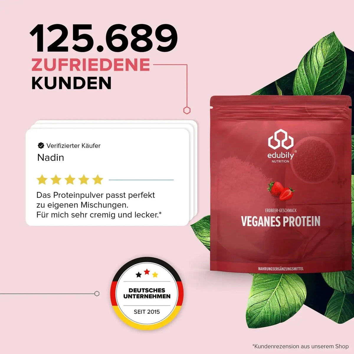 Veganes Proteinpulver kaufen - edubily Vegane Proteinpulver - Fitness Onlineshop