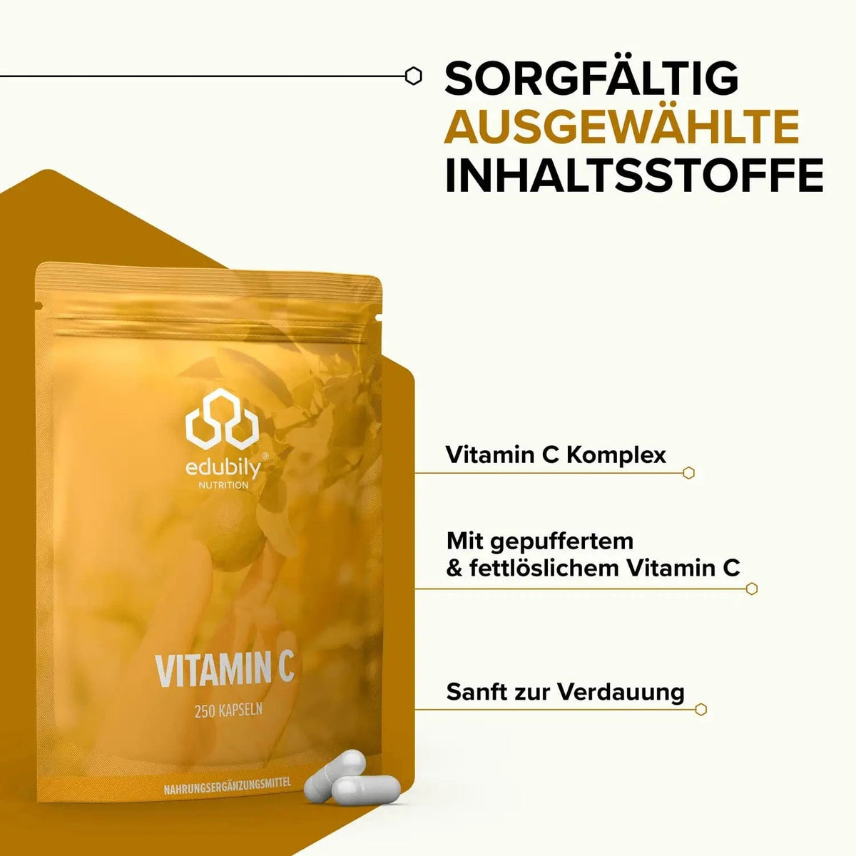 Vitamin C Kapsel kaufen - edubily Vitamine - Fitness Onlineshop
