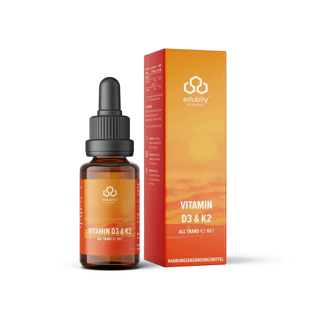 Vitamin D3 & K2 Tropfen 30 ml kaufen - edubily Vitamine - Fitness Onlineshop