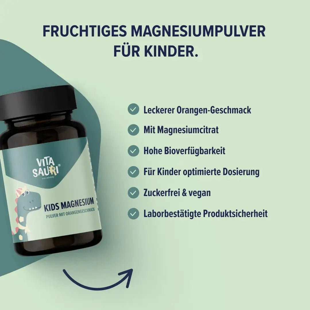 Vitasauri® Kids Magnesium kaufen - edubily Magnesium (Mineralstoff) - Fitness Onlineshop
