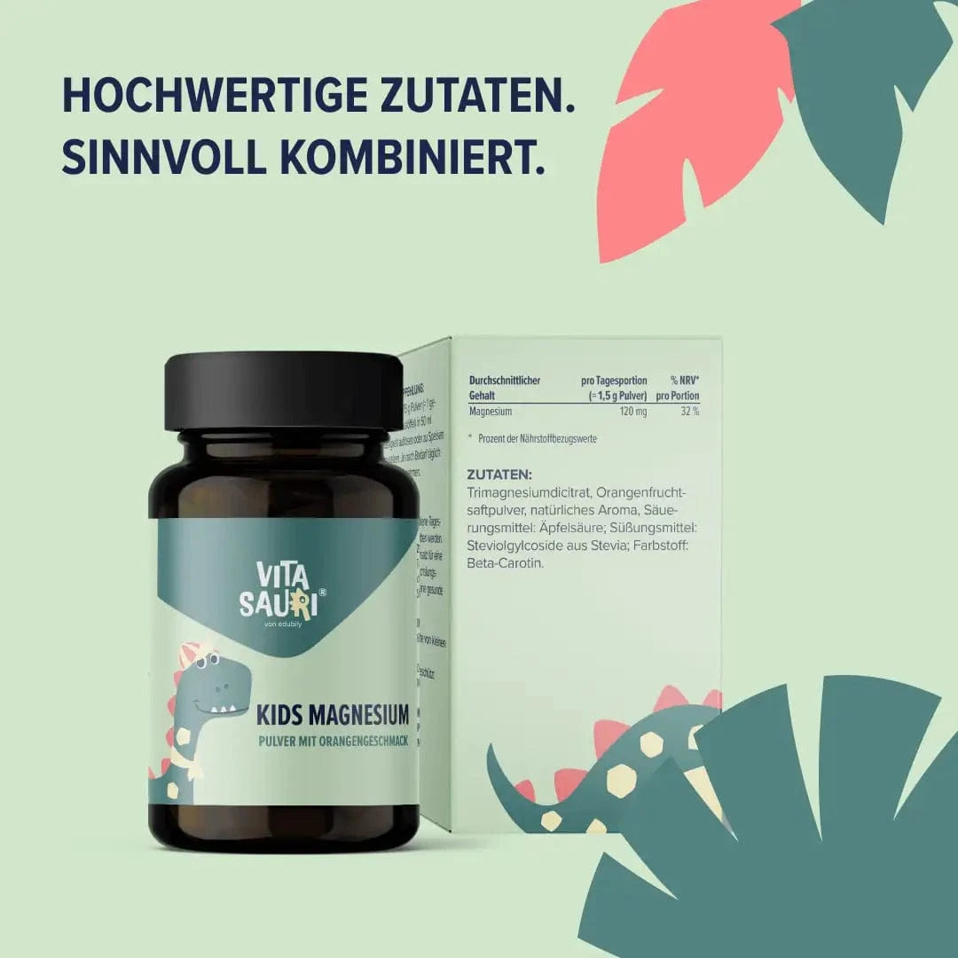 Vitasauri® Kids Magnesium kaufen - edubily Magnesium (Mineralstoff) - Fitness Onlineshop