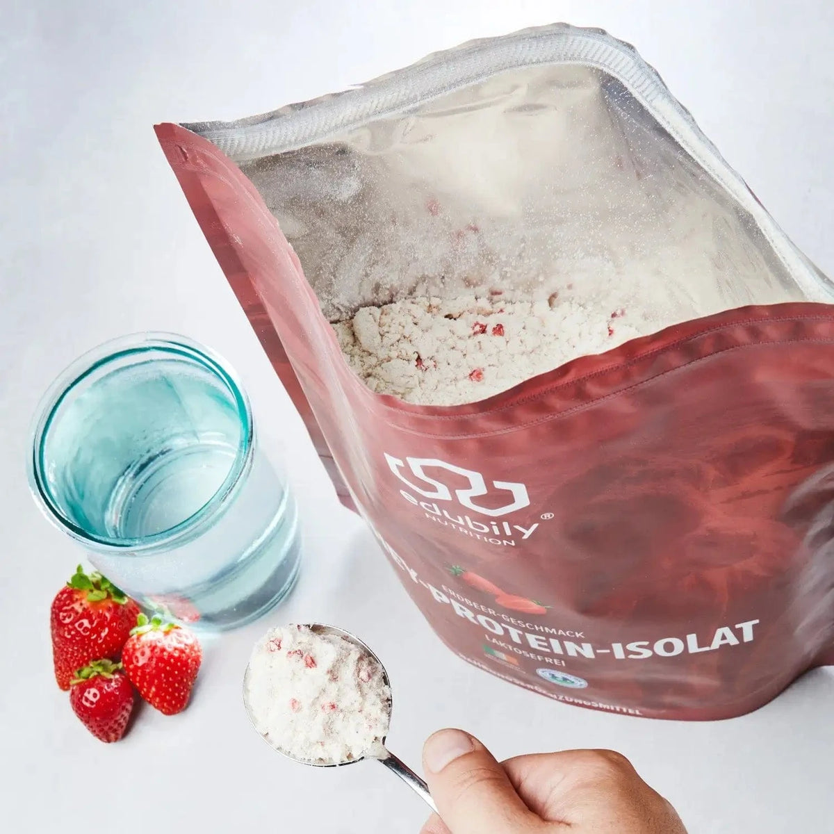 Whey-Isolat Pulver aus Weidemilch kaufen - edubily Whey Proteinpulver - Fitness Onlineshop