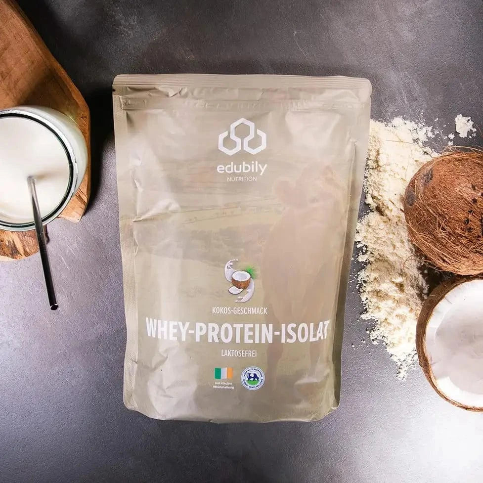 Whey-Isolat Pulver aus Weidemilch kaufen - edubily Whey Proteinpulver - Fitness Onlineshop