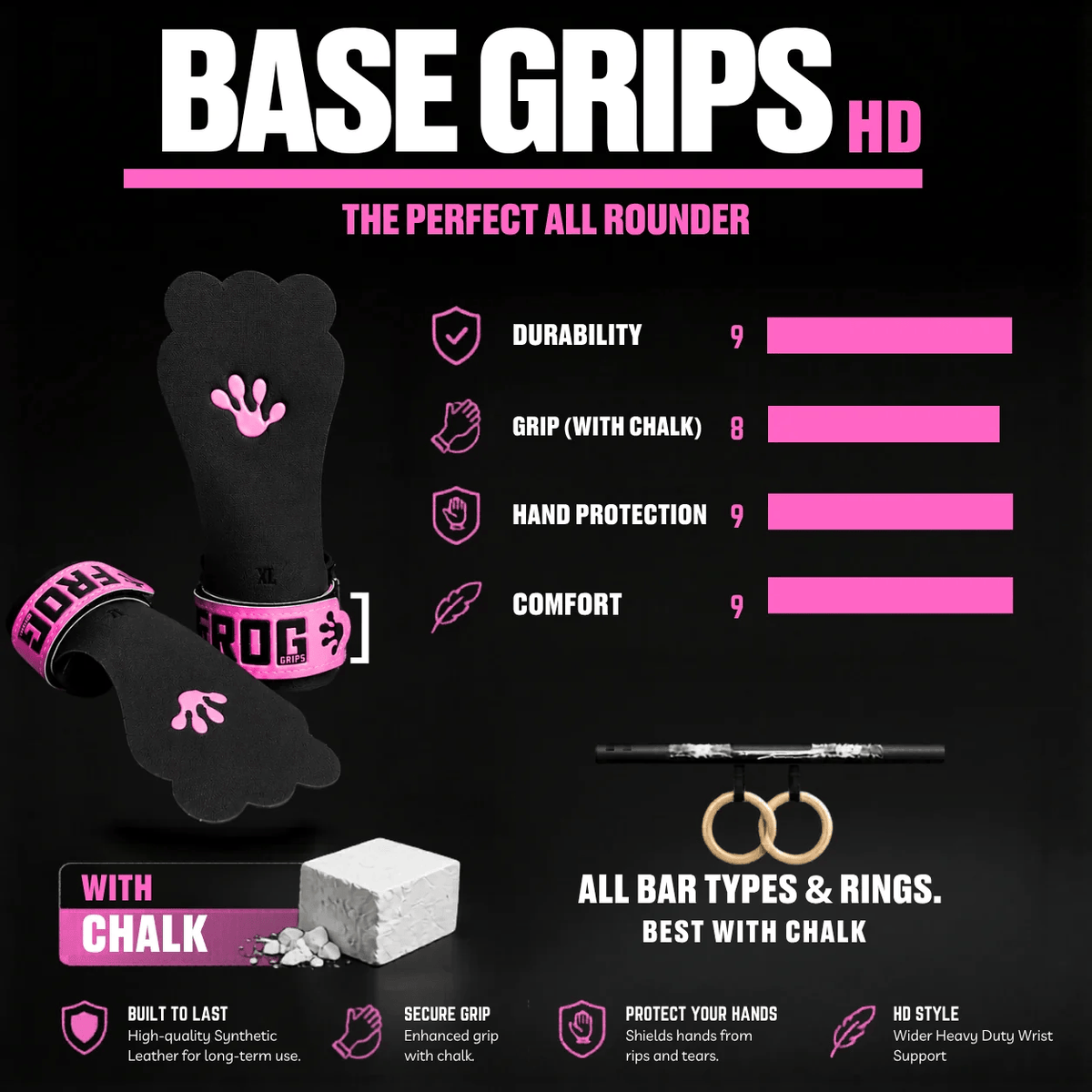 Frog Grips Base kaufen - Frog Grips Gymnastics Grips - Fitness Onlineshop