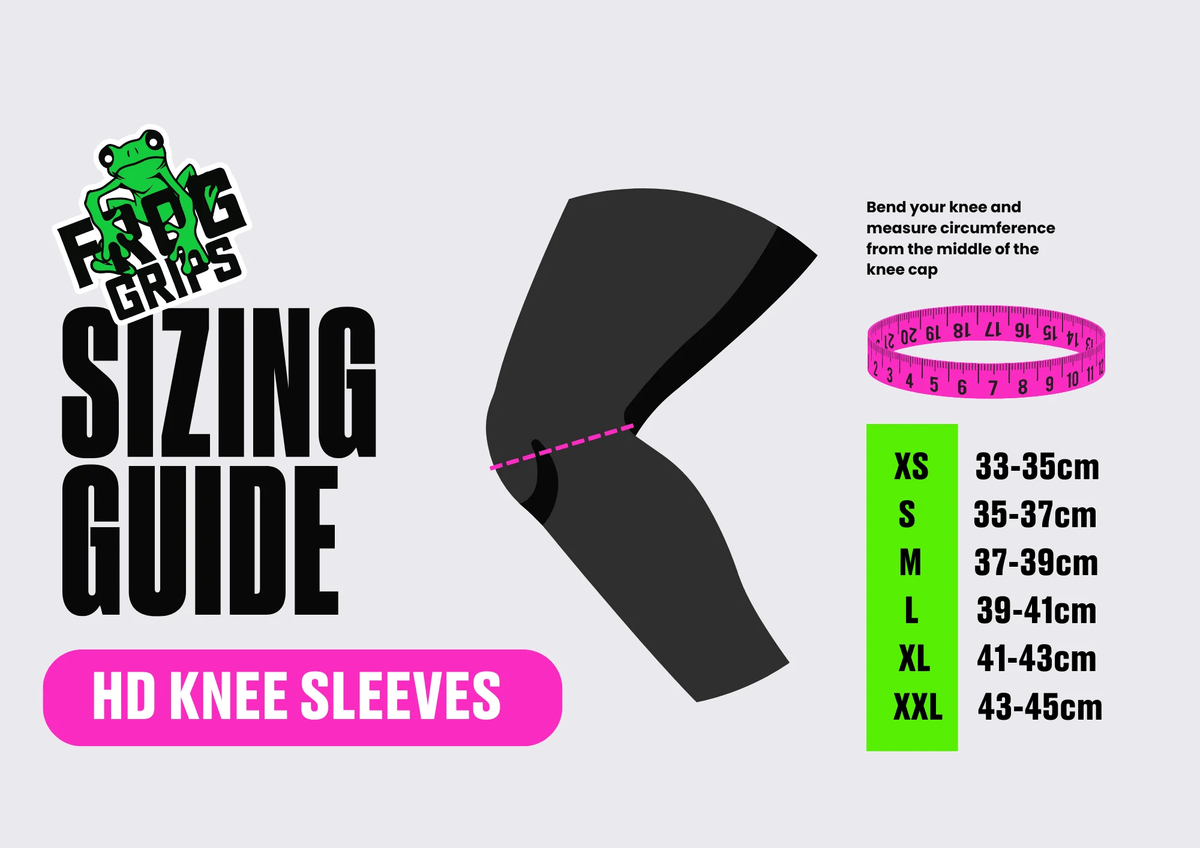 Frog HD Knee Sleeves (Kniebandagen Paar) kaufen - Frog Grips Kniebandagen - Fitness Onlineshop
