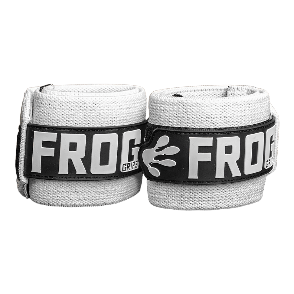 Frog HD Wrist Wraps (Handgelenkbandagen) Weiss kaufen - Frog Grips Handgelenkbandagen - Fitness Onlineshop