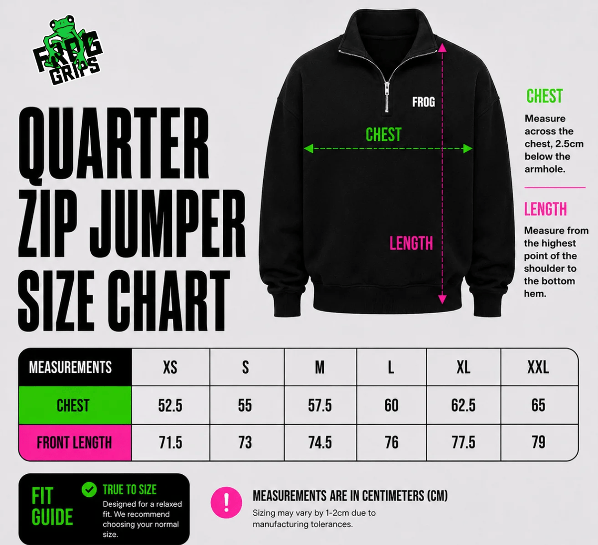 Frog Quarter Zips kaufen - Frog Grips Oberteile Herren - Fitness Onlineshop