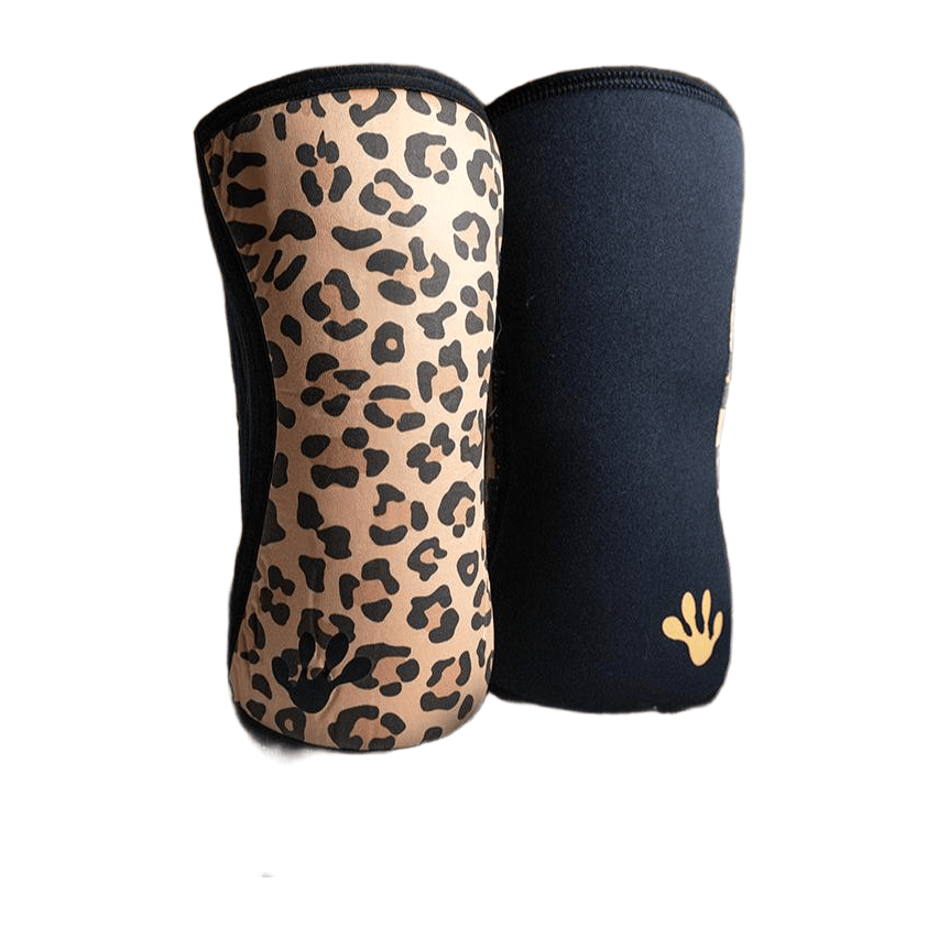 Frog Reversible Knee Sleeves (Kniebandagen Paar) Leopard / XS kaufen - Frog Grips Kniebandagen - Fitness Onlineshop
