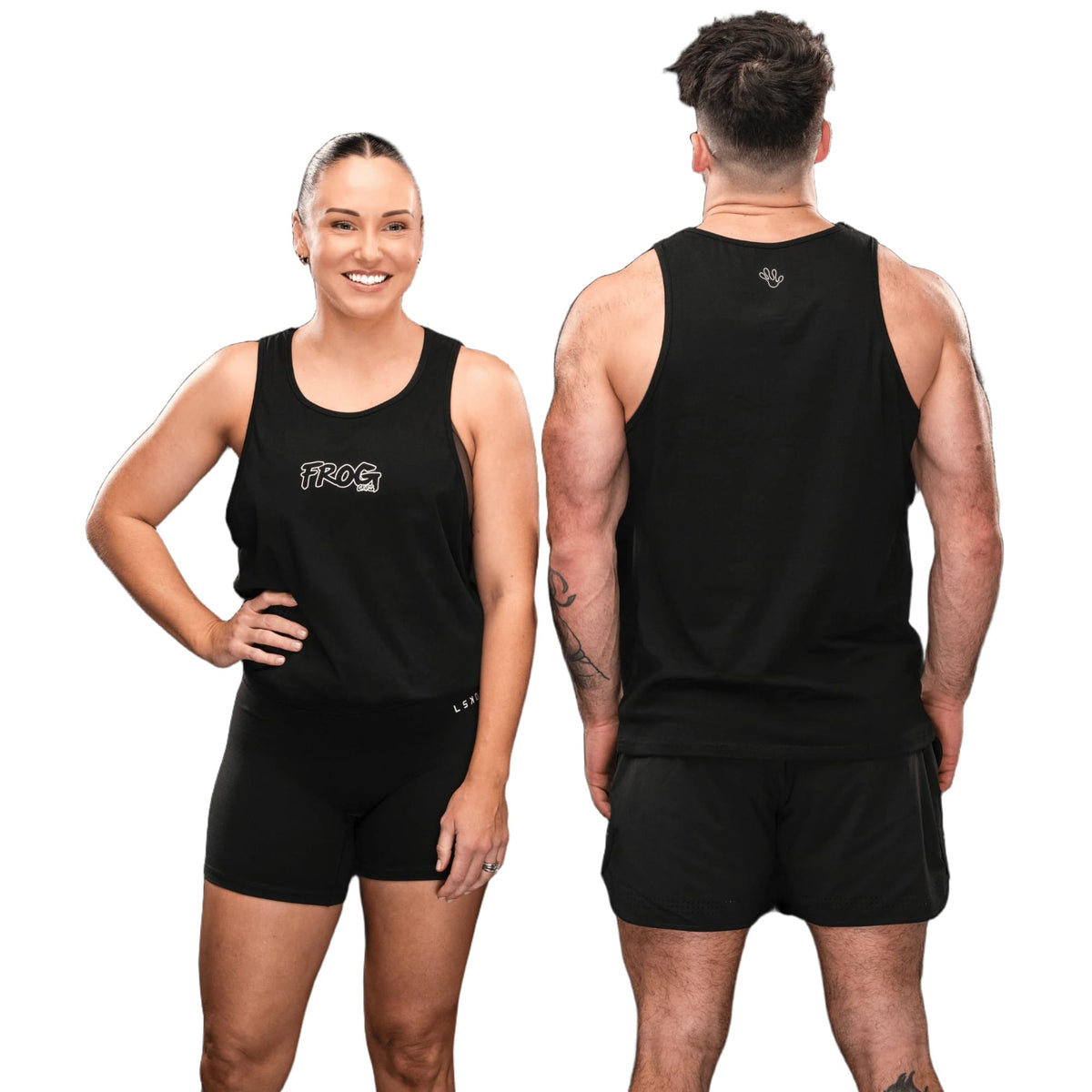 Frog Singlets Schwarz/Schwarz / XXL kaufen - Frog Grips Oberteile Herren - Fitness Onlineshop