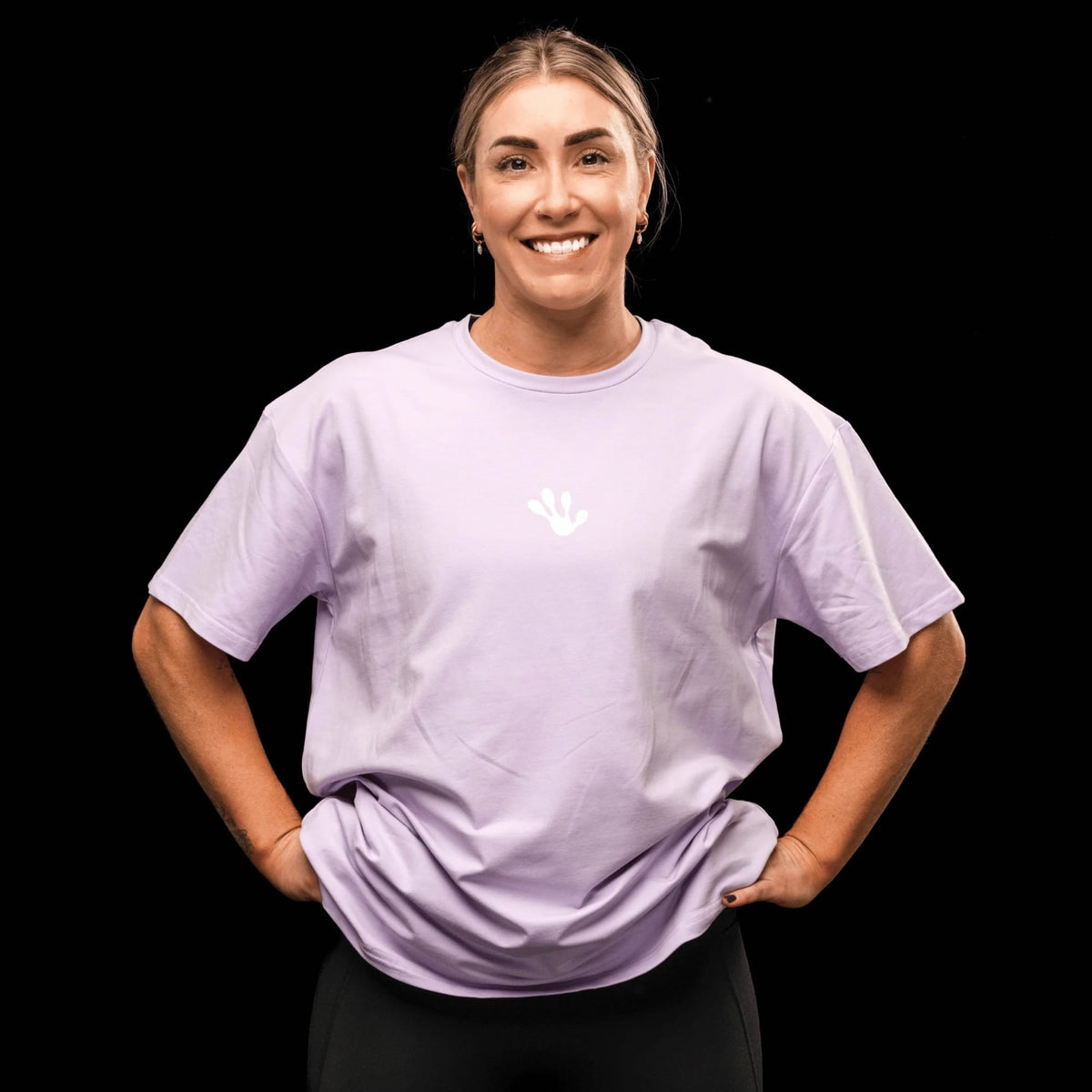 Frog Unisex Oversized T-Shirt (Lavendel) kaufen - Frog Grips Oberteile Herren - Fitness Onlineshop