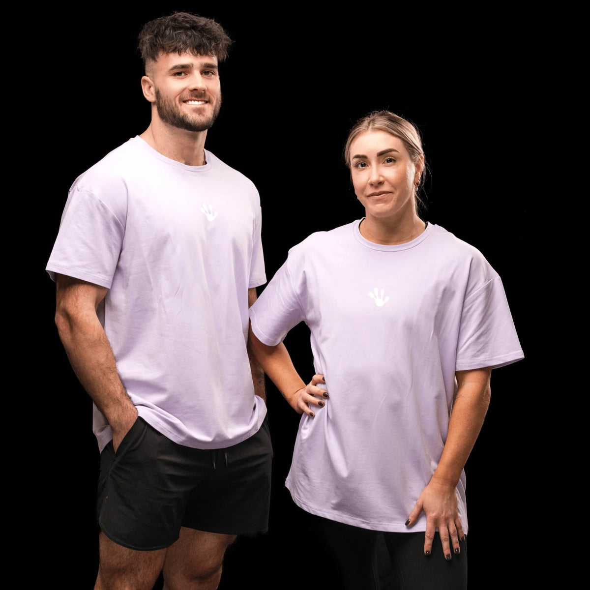 Frog Unisex Oversized T-Shirt (Lavendel) kaufen - Frog Grips Oberteile Herren - Fitness Onlineshop