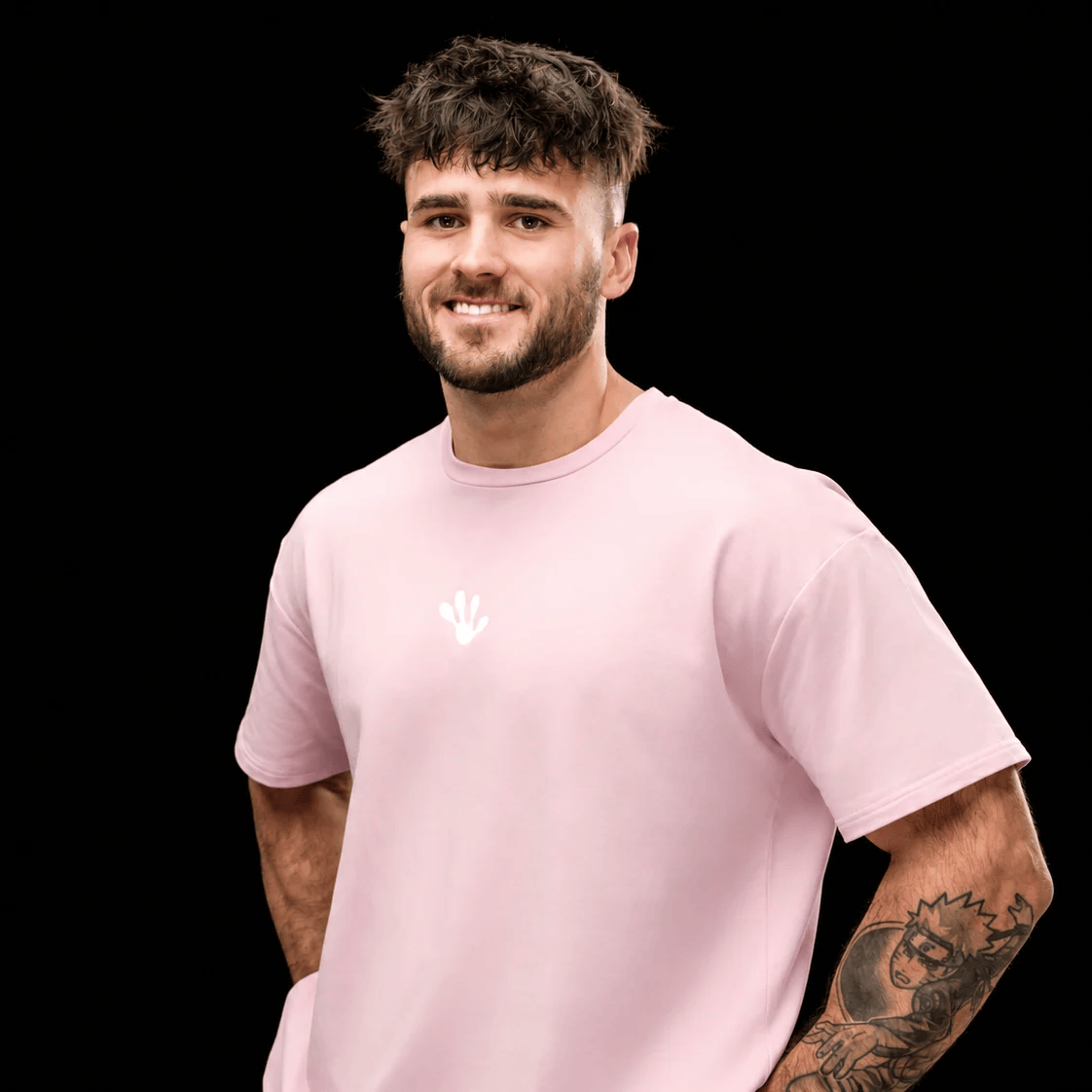 Frog Unisex Oversized T-Shirt (Pink) kaufen - Frog Grips Oberteile Herren - Fitness Onlineshop