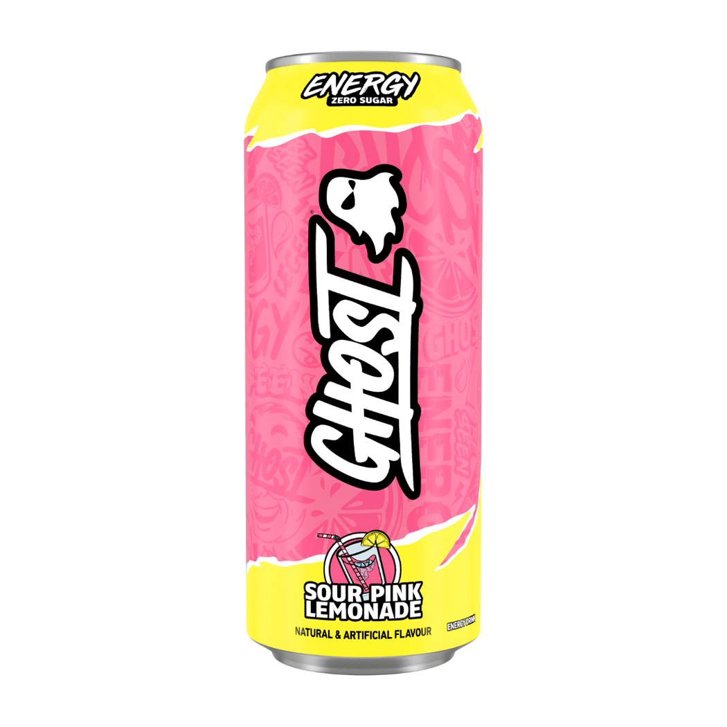 Ghost Energy Drink 500 ml / Sour Pink Lemonade kaufen - Ghost Energiedrinks - Fitness Onlineshop