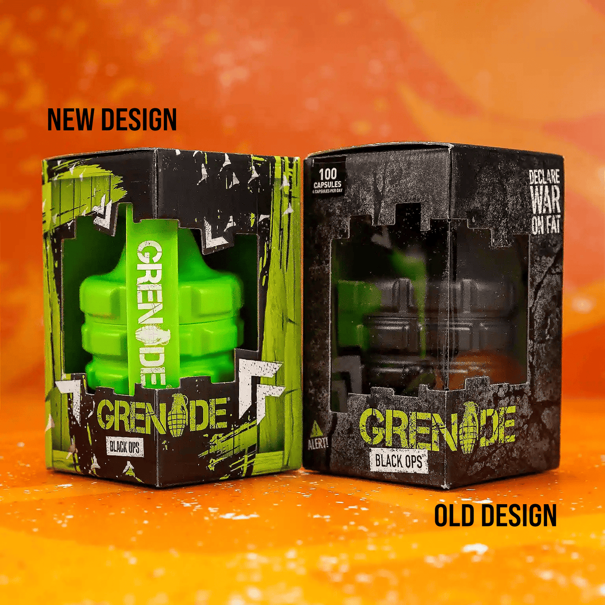 Grenade Black Ops (Energie-Booster & Gewichtsmanagement) 100 Caps kaufen - Grenade Pre-Workout - Fitness Onlineshop