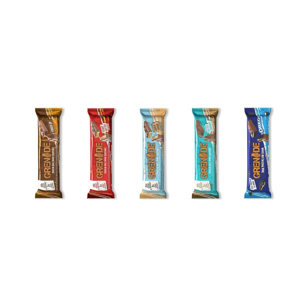 Grenade Grenade Protein Bar 60 g Probierpacket (klein) kaufen bei haghpowered.com