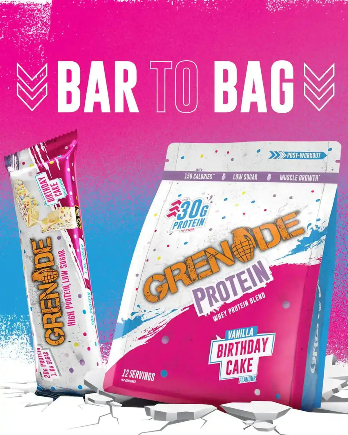 Grenade Protein Blend (Whey) kaufen - Grenade Whey Proteinpulver - Fitness Onlineshop
