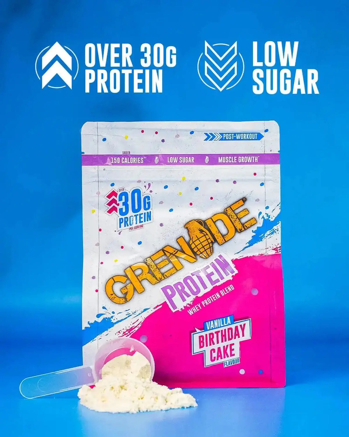 Grenade Grenade Protein Blend (Whey) Birthday Cake 480 g kaufen bei haghpowered.com