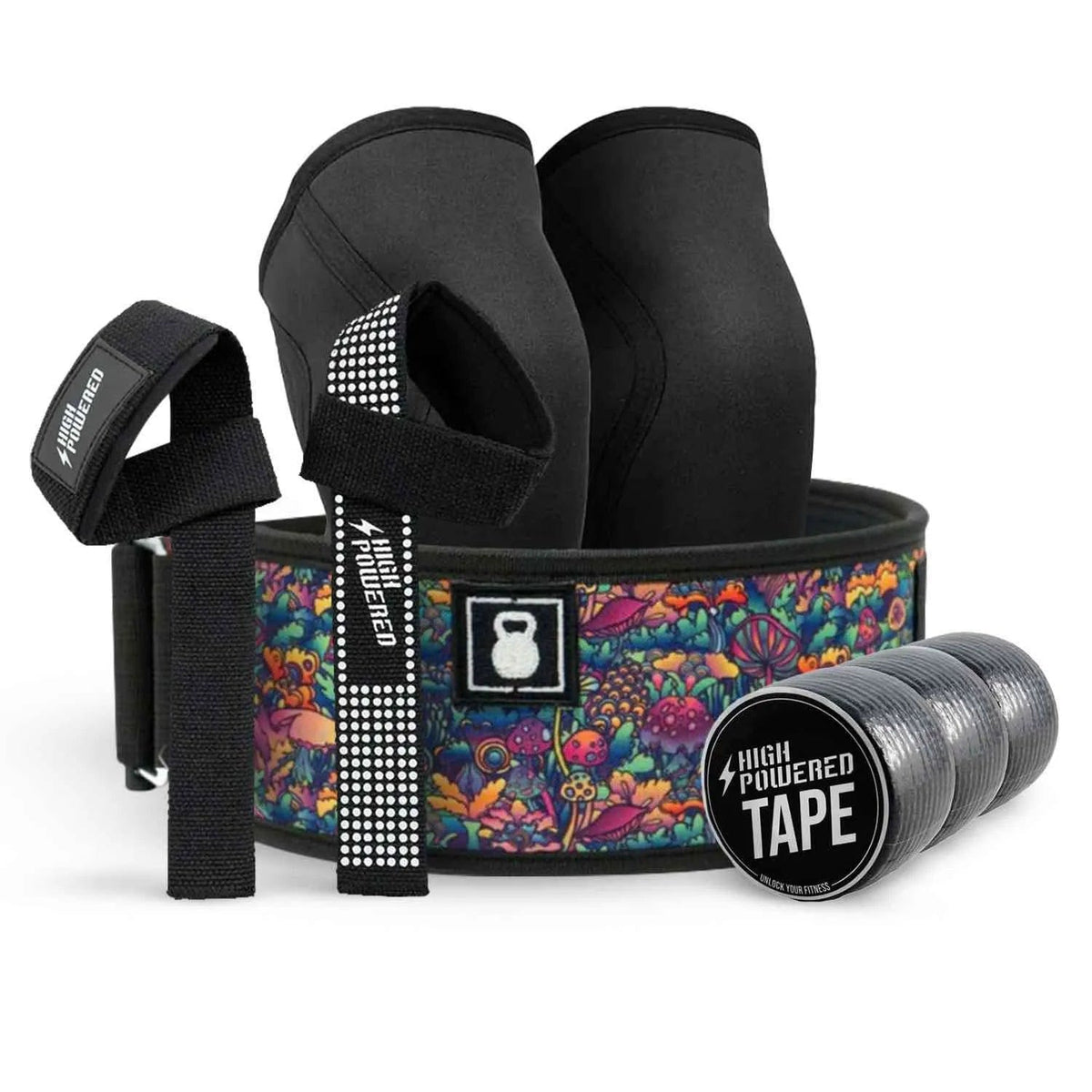 HighPowered 2POOD Weightlifting Pack - Magic Mushroom Black kaufen bei haghpowered.com