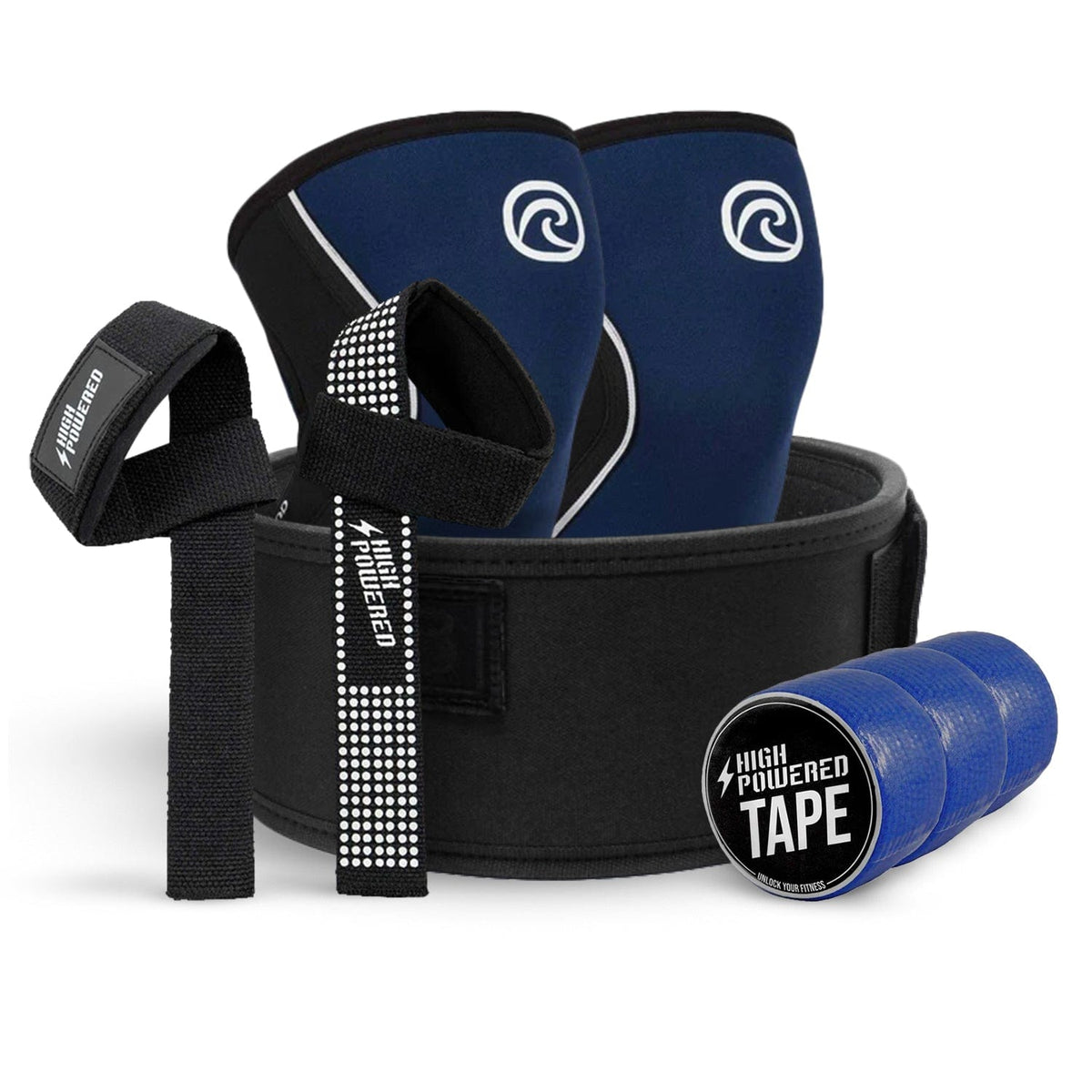 HighPowered 2POOD x Rehband Weightlifting Pack - Blau XL kaufen bei haghpowered.com
