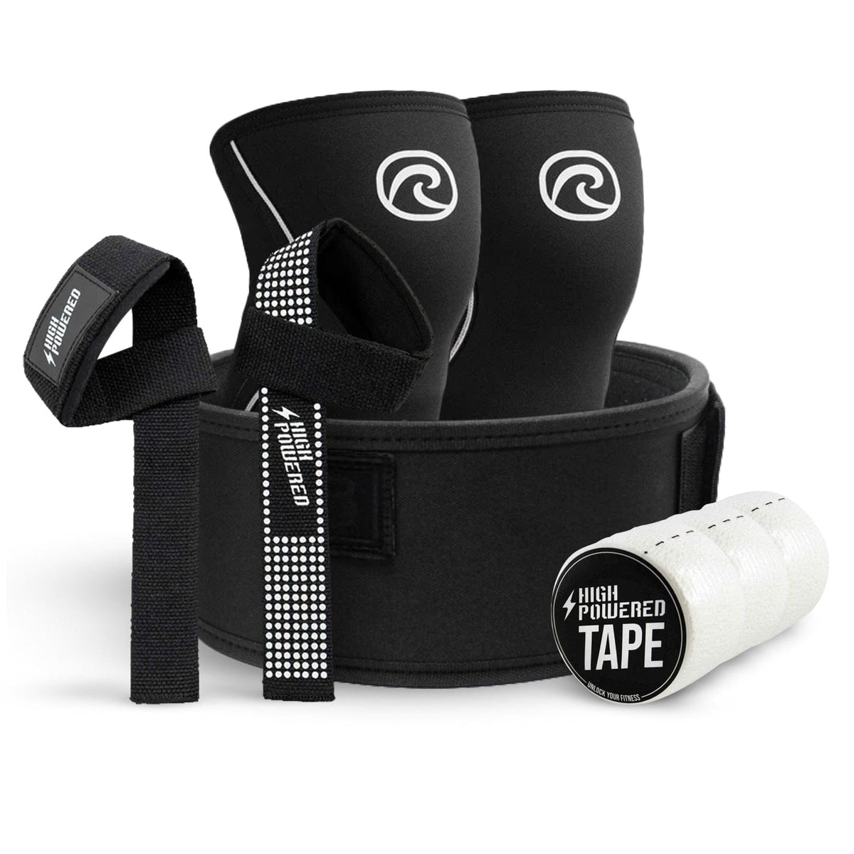 HighPowered 2POOD x Rehband Weightlifting Pack - Schwarz XXL kaufen bei haghpowered.com