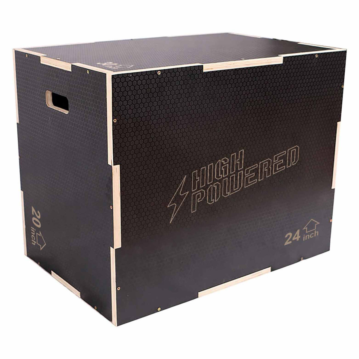Anti-Slip Plyobox Holz (3-in-1 Jump Box) kaufen - HighPowered Plyoboxen - Fitness Onlineshop