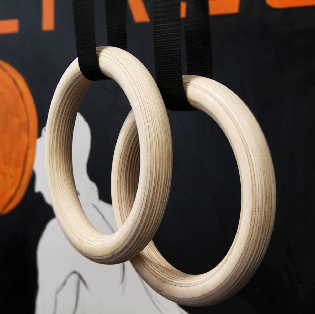 HighPowered Competition Gymnastics Rings (Fitnessringe Holz) kaufen bei haghpowered.com