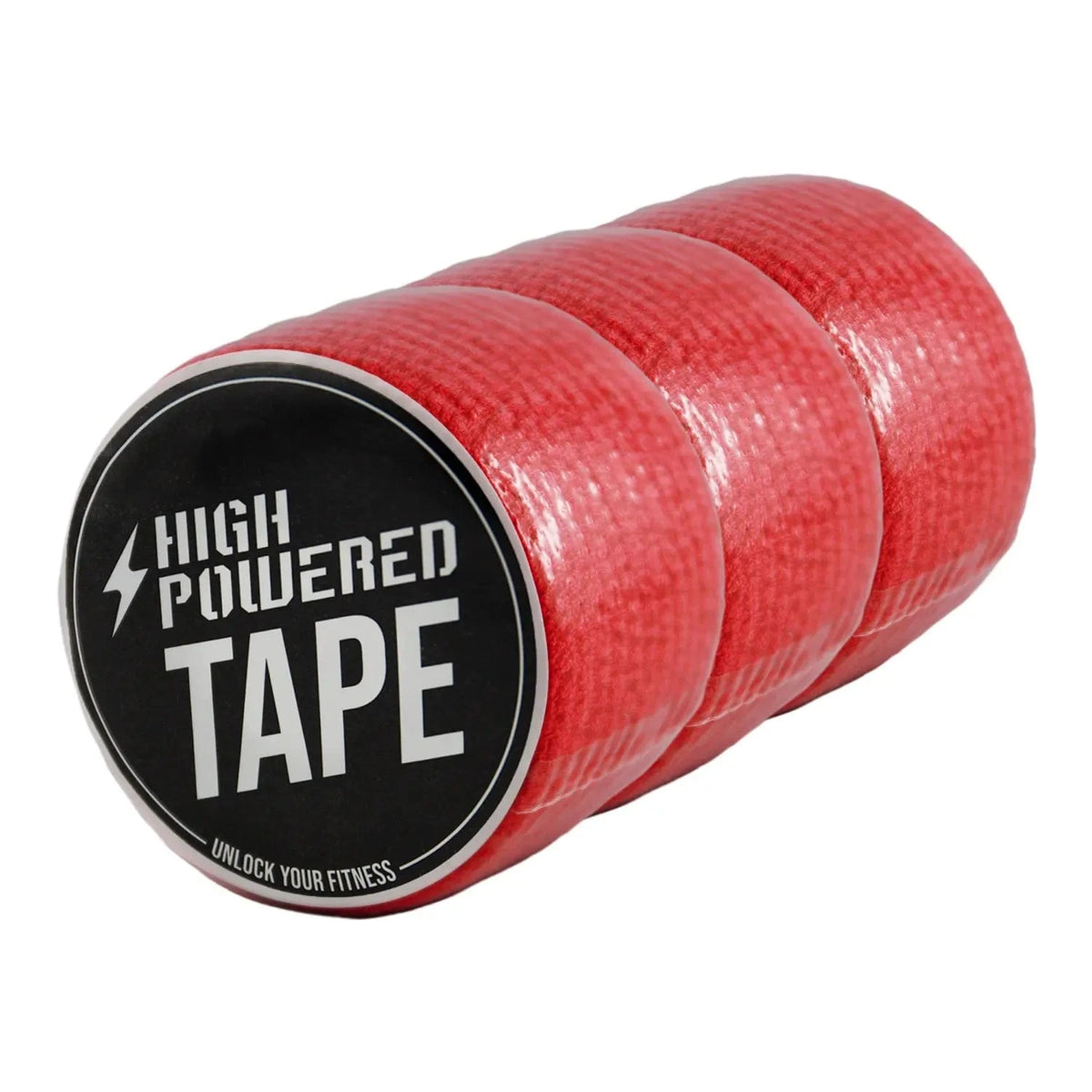 HighPowered Tape (starkhaftendes Gewichtheberband) 3 Rollen / Rot kaufen - HighPowered Daumentapes - Fitness Onlineshop