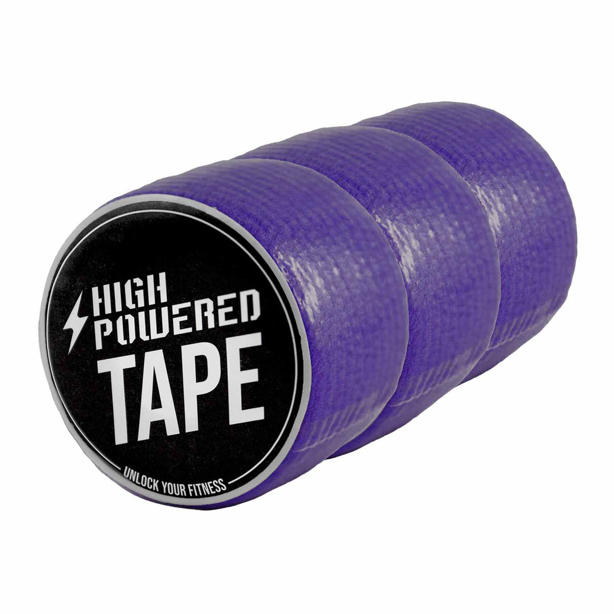 HighPowered HighPowered Tape (starkhaftendes Gewichtheberband) 3 Rollen Violett kaufen bei haghpowered.com