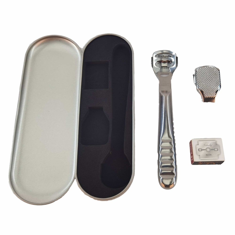 HighPowered Hornhauthobel-Set mit Feile und 10 Ersatzklingen kaufen bei haghpowered.com