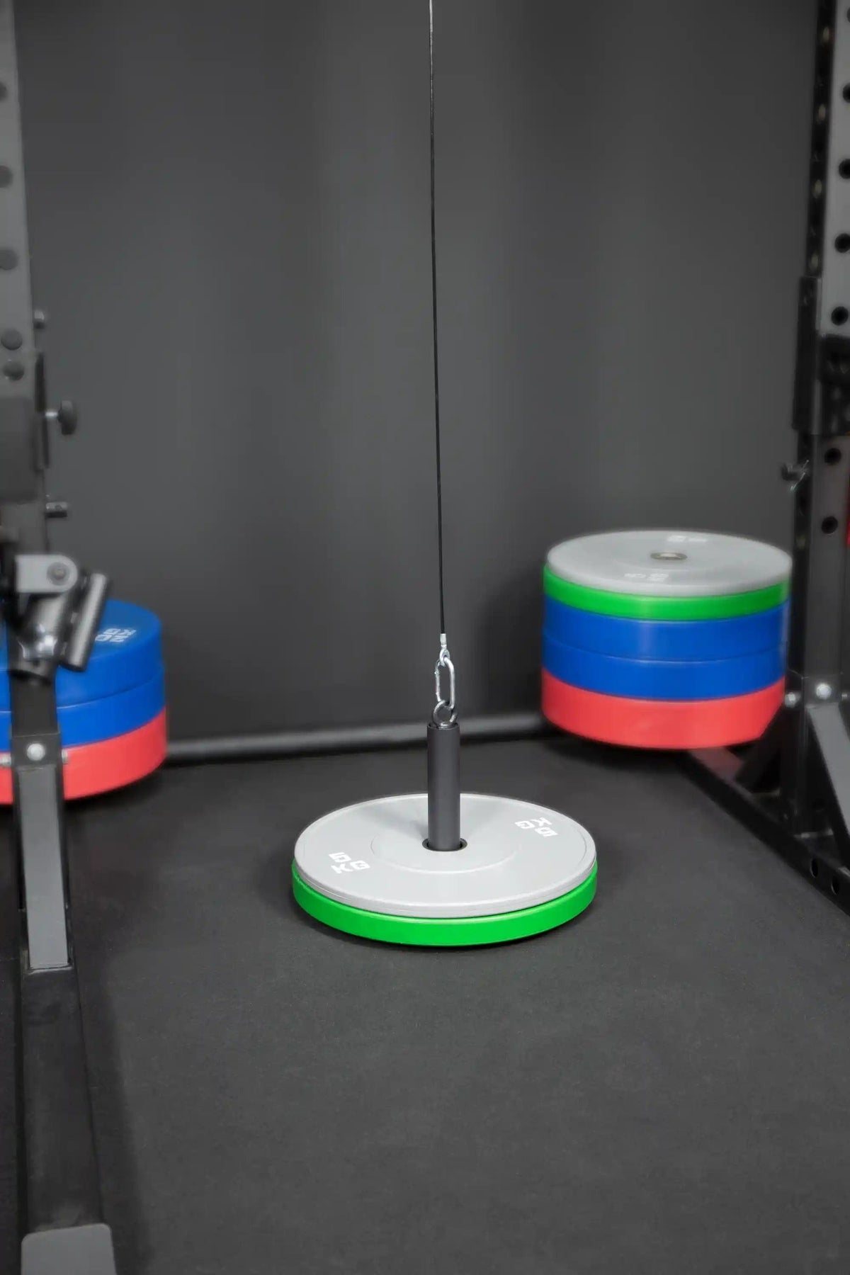 Kabelzugstation für Zuhause (Cable Pulley mit Scheibenhalter und Griffen) kaufen - HighPowered Kabelzuggeräte - Fitness Onlineshop