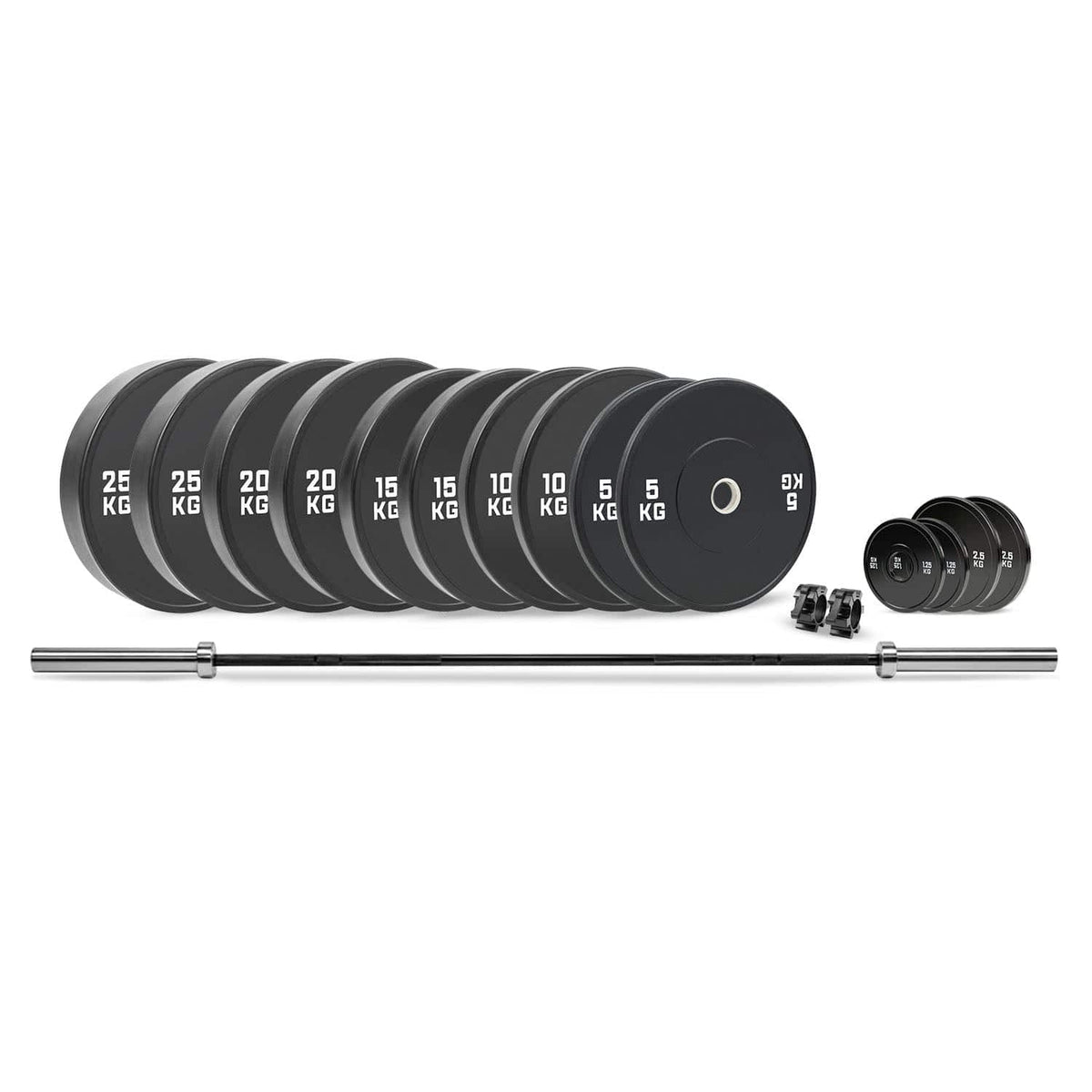 HighPowered Langhantel Set Complete (172.5 - 185 kg) Schwarz kaufen bei haghpowered.com
