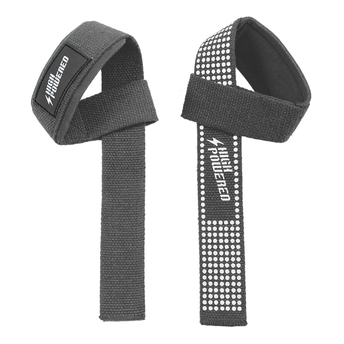 HighPowered Lifting Straps (Gym Zughilfen) Grau kaufen bei haghpowered.com