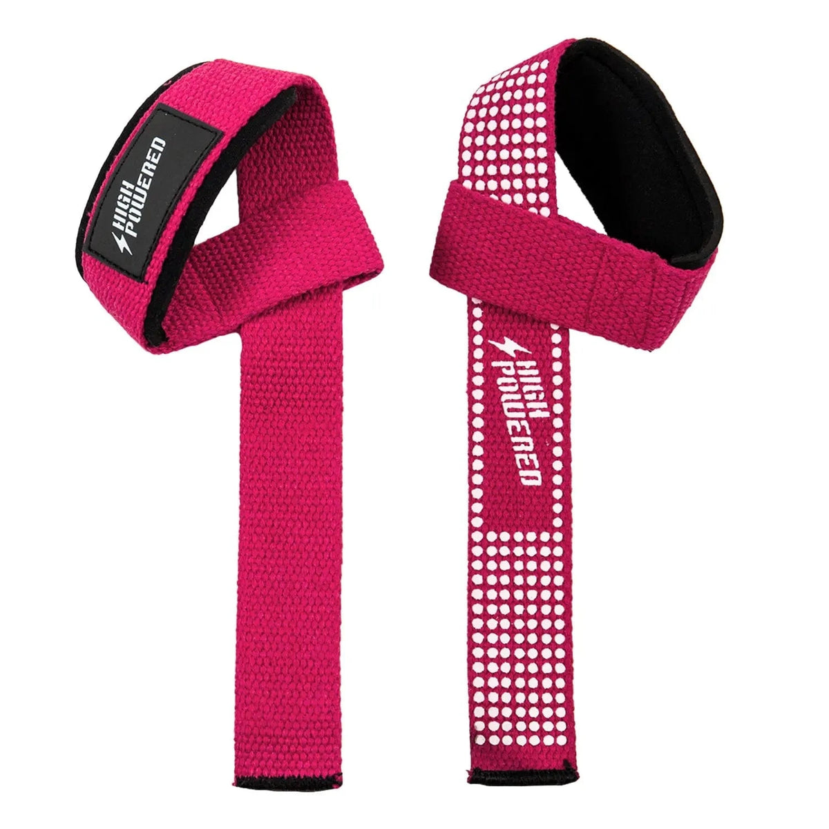 Lifting Straps (Gym Zughilfen) Pink kaufen - HighPowered Zughilfen - Fitness Onlineshop