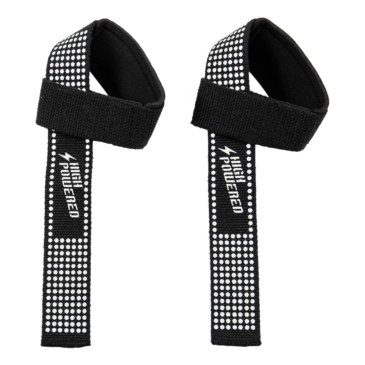 HighPowered Lifting Straps (Gym Zughilfen) Schwarz kaufen bei haghpowered.com