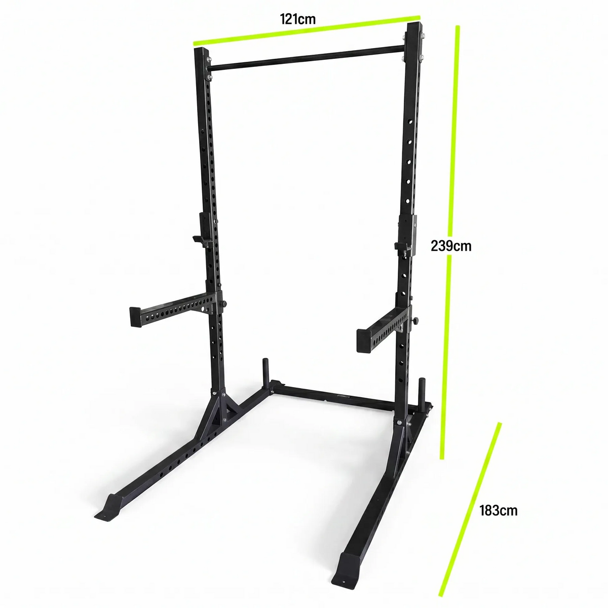Multifunktionaler Squat Stand mit Klimmzugstange & Dip Station kaufen - HighPowered Hantelständer - Fitness Onlineshop