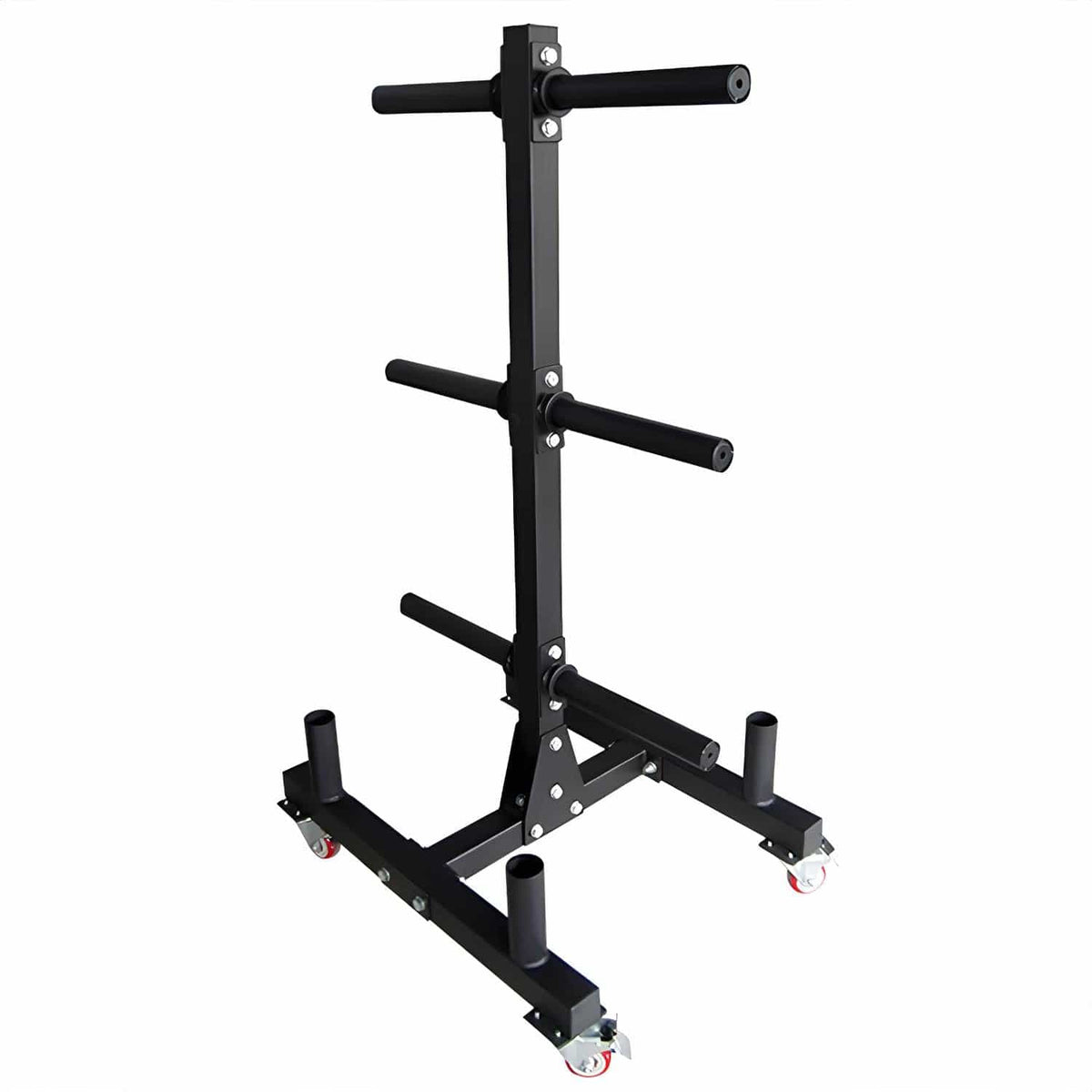 HighPowered Hantelscheibenständer Easy-Roll (mit 4x Stangenhalter) kaufen bei haghpowered.com