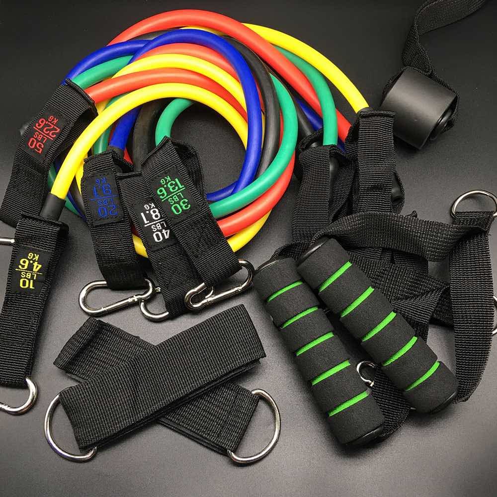 HighPowered Resistance Band Set 11-teilig (bis 68 kg Widerstand) kaufen bei haghpowered.com