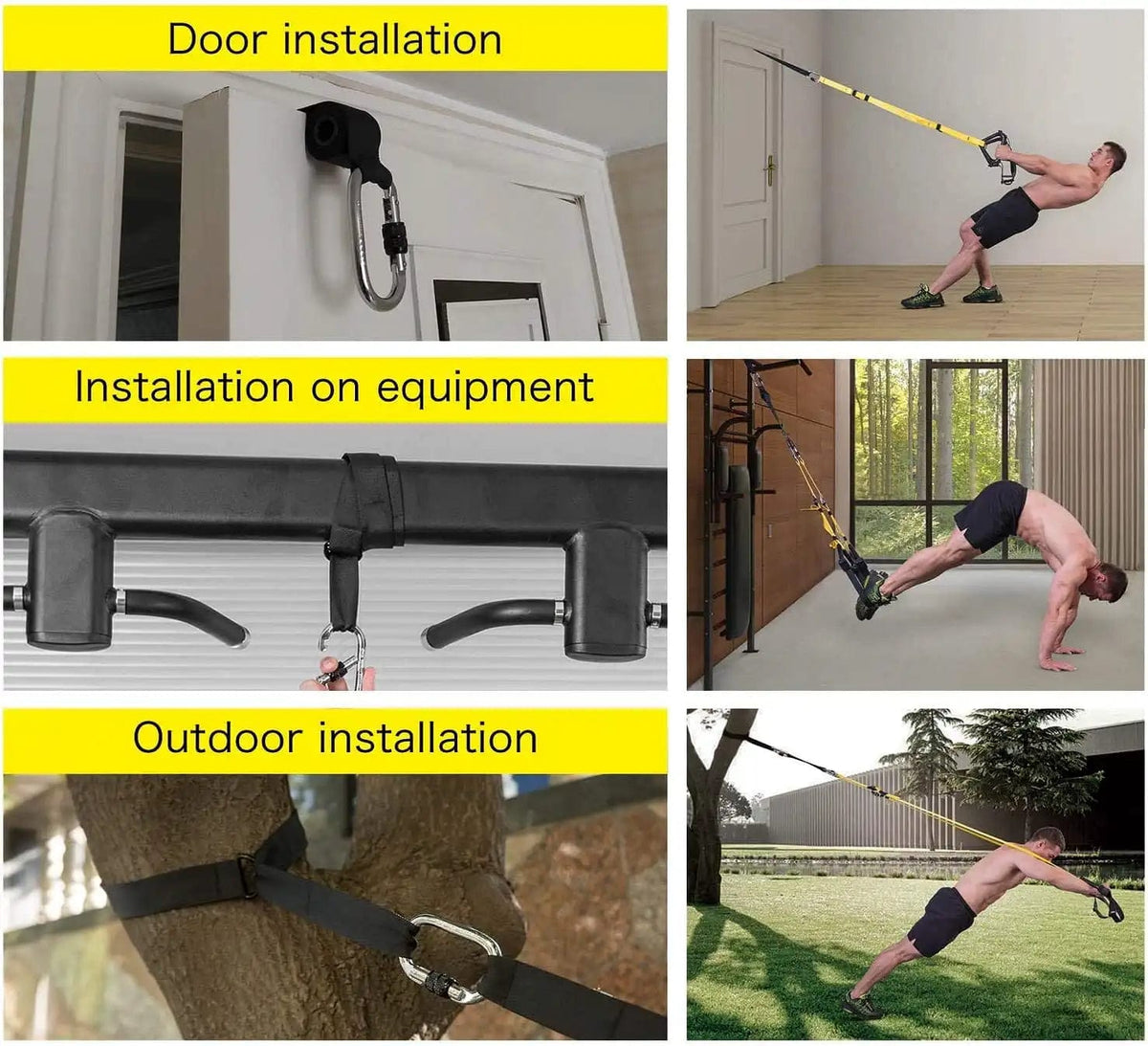 HighPowered Sling Trainer Pro (Schlingentrainer-Set mit Zubehör) kaufen bei haghpowered.com